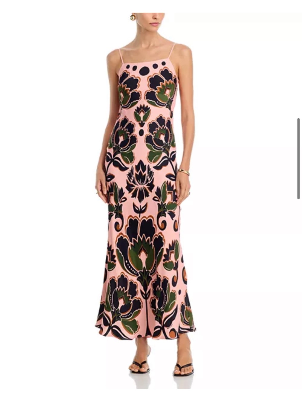 NWT Farm Rio Pink Floral Arabesque Maxi Dress - Picture 4 of 4